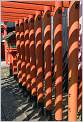  NAGOJA, Brány torii symbol šintoismu, vstup na posvátné území