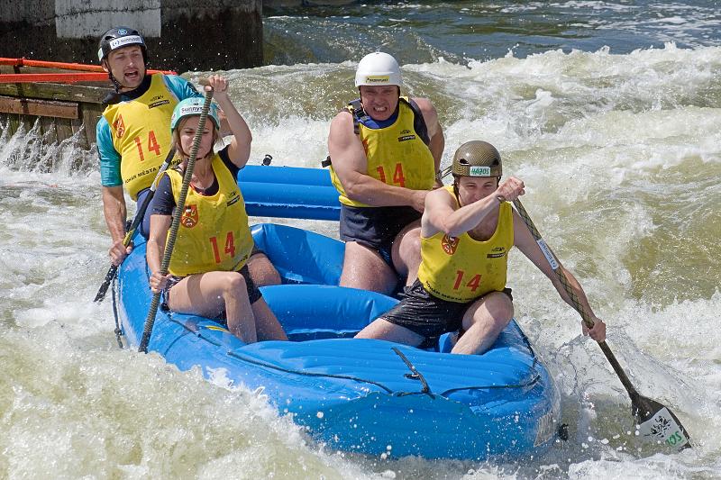 Raftový víkend Trnávka 2008
