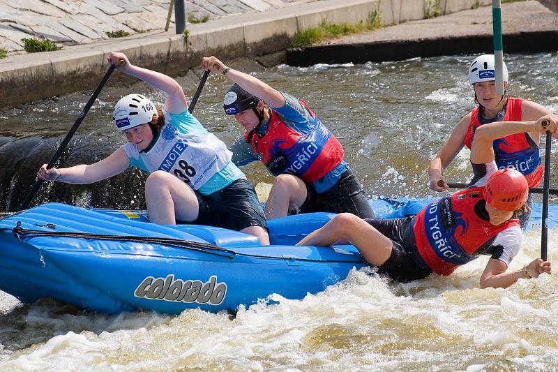 ČP a MČR - rafting R4. VZ R2. Praha Troja 30. 5. a 1. 6. 08